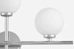 Applique a sfera 2 luci cromata braccio destro MARSIADA NEO