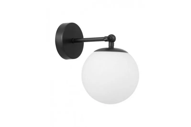 Applique a sfera snodabile nera FREDICA W1
