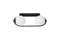Applique bocce simmetriche nera PANARI W2