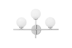 Applique cromata 3 punti luce a palla MARSIADA TRIO NEO