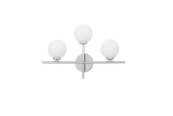 Applique cromata 3 punti luce a palla MARSIADA TRIO NEO
