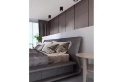 APPLIQUE DA MURO A FORMA DI TUBO BOLT NERO W1