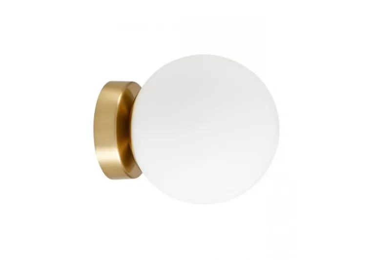 Applique da parete a sfera ottone FREDICA