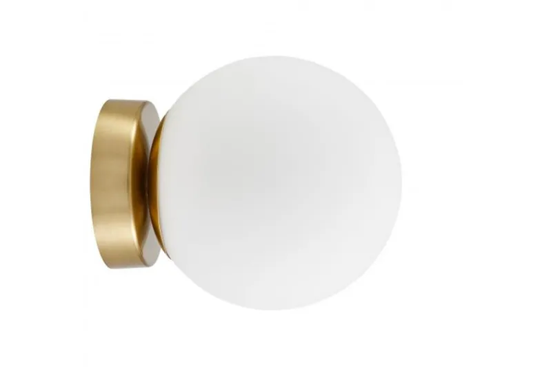 Applique da parete a sfera ottone FREDICA