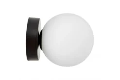 Applique da parete nera a sfera MARSIADA W1