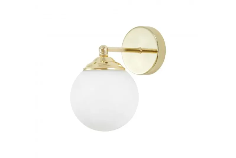 Applique dorata a sfera FINO W1