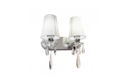 Applique lampada da parete Alessia W2 Bianco