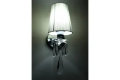 Applique lampada da parete Alessia W1 Bianco