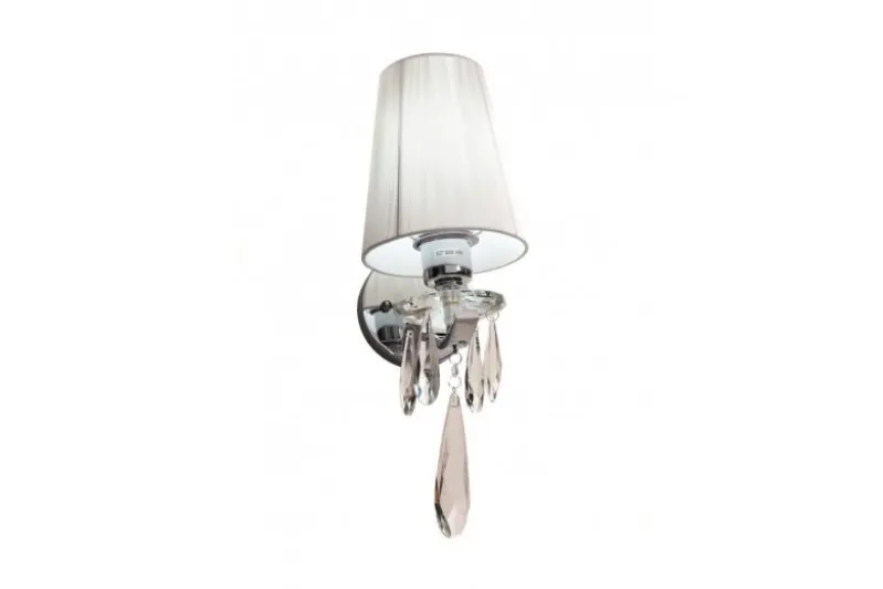 Applique lampada da parete Alessia W1 Bianco