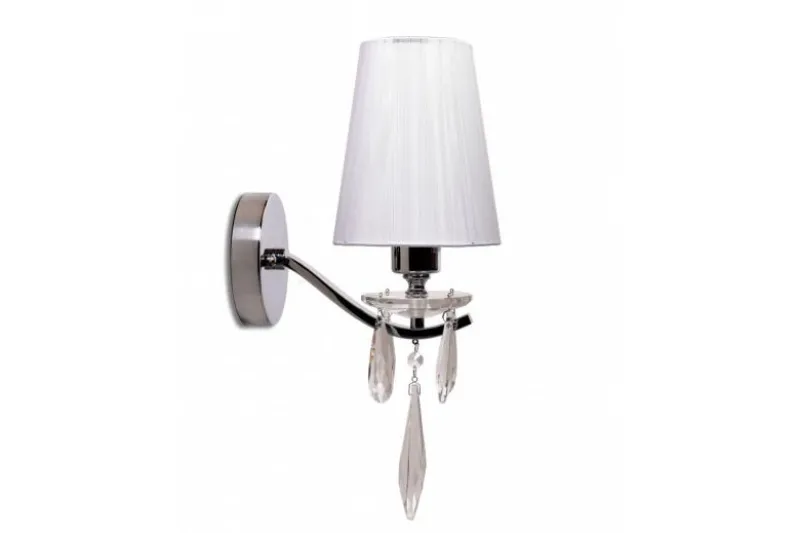 Applique lampada da parete Alessia W1 Bianco