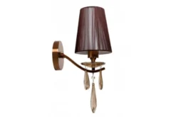 Applique lampada da parete Alessia W1 Ottone