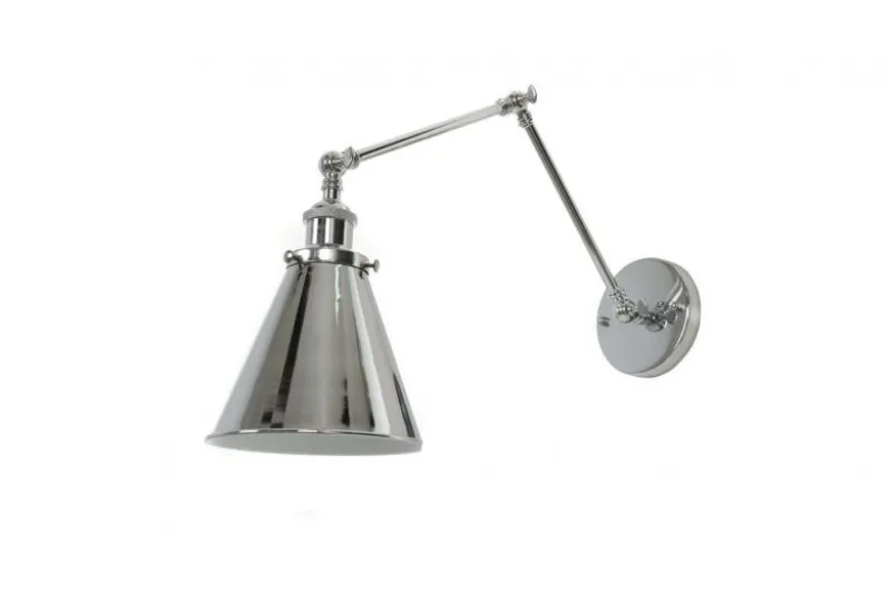 Applique lampada da parete Cromato con angolo di inclinazione regolabile