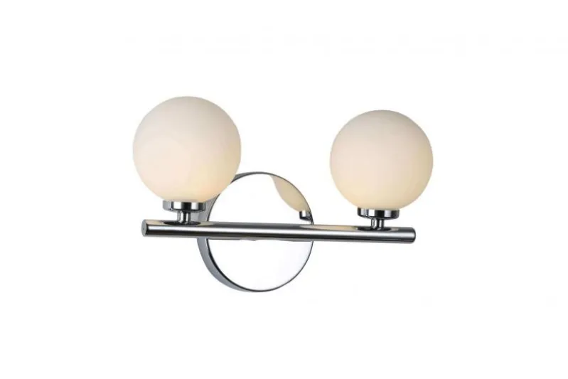 Applique lampada da parete di design colore cromo MARSIADA W2