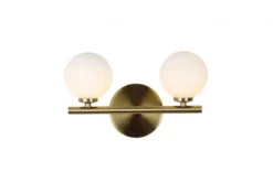 Applique lampada da parete di design colore ottone MARSIADA W2