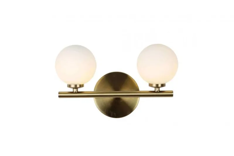 Applique lampada da parete di design colore ottone MARSIADA W2