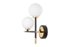 Applique lampada da parete di design MARSIADA NEO Nero Oro