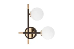 Applique lampada da parete di design MARSIADA NEO Nero Oro