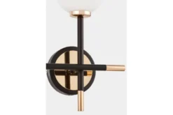 Applique lampada da parete di design MARSIADA NEO Nero Oro