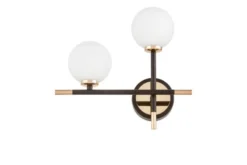 Applique lampada da parete di design MARSIADA NEO Nero Oro