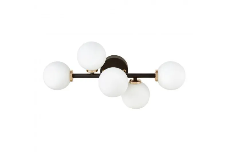 Applique lampada da parete di design MARSIADA W5 Nero Oro
