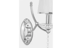 Applique lampada da parete Dominni W1 Cromo