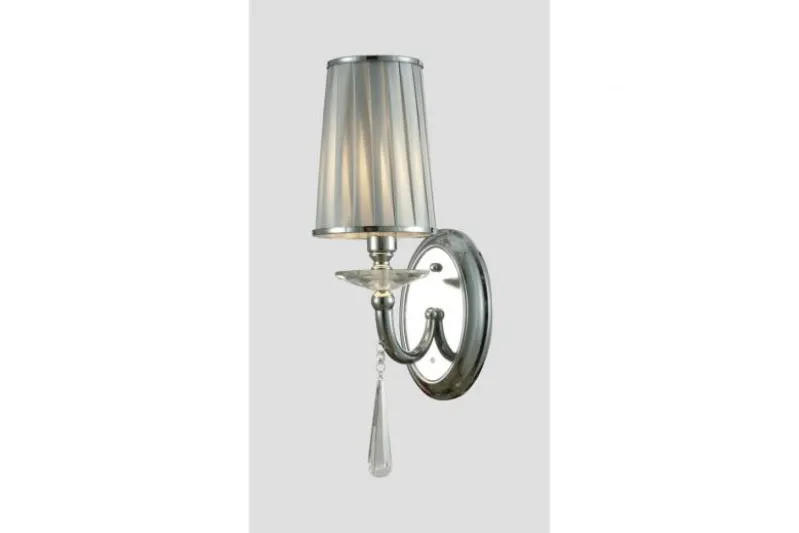 Applique lampada da parete FABIONE W1 Cromato