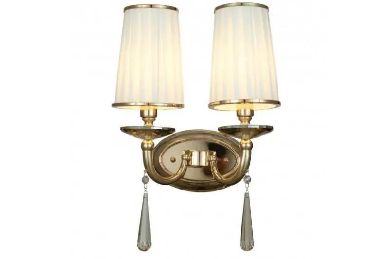 Applique lampada da parete FABIONE W2 Oro
