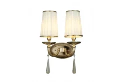 Applique lampada da parete FABIONE W2 Oro