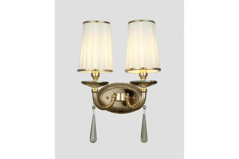 Applique lampada da parete FABIONE W2 Oro