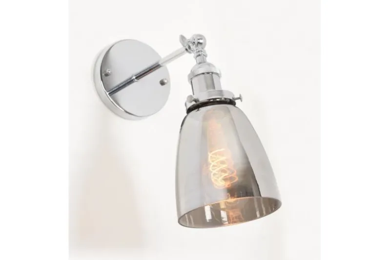 Applique lampada da parete Fabi W1 cromo