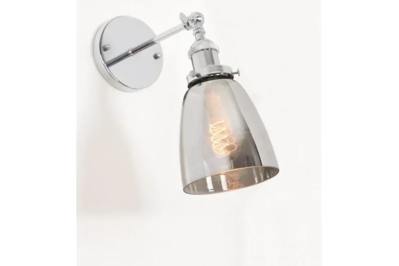 Applique lampada da parete Fabi W1 cromo