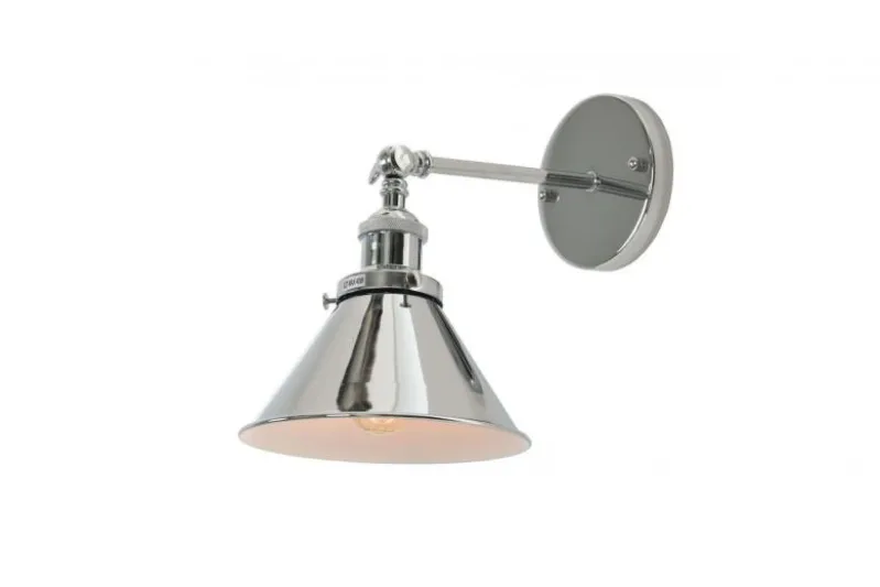 Applique lampada da parete GUBI W1 Cromato