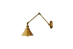 Applique lampada da parete GUBI W2 Ottone