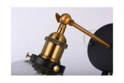 Applique lampada da parete in vetro a sfera Navarro