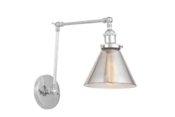 Applique lampada da parete in vetro NUBI PRO GRIGIO W2