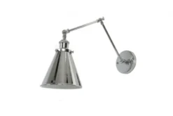 Applique lampada da parete RUBI W2 Cromato