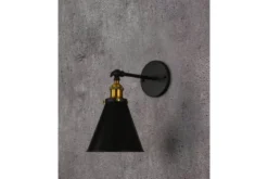 Applique lampada da parete RUBI W1 Nero