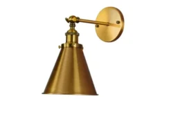 Applique lampada da parete RUBI W1 Ottone