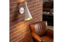Applique lampada da parete stile industriale Foggi W1 Bianco