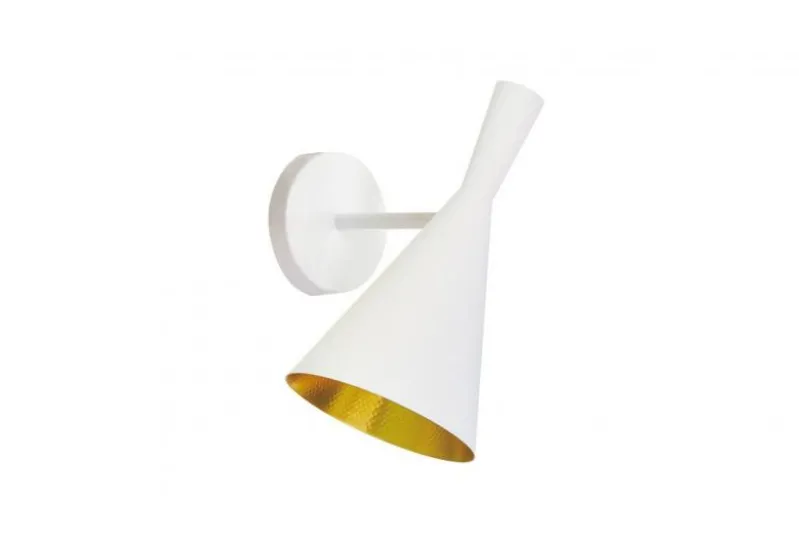 Applique lampada da parete stile industriale Foggi W1 Bianco