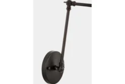 Applique lampada da parete stile industriale vintage HARTON W2 Nero
