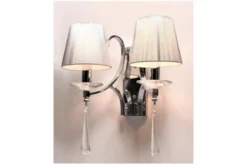 Applique lampada da parete VENISIA W2 Argento