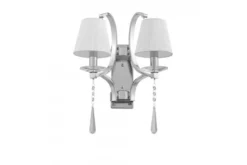 Applique lampada da parete VENISIA W2 Argento