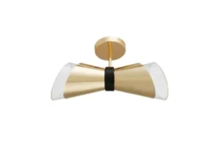 Applique moderna a clessidra oro FABRO W2