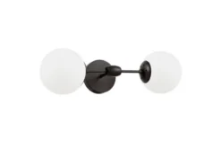 Applique stile industrial chic nero e bianco ZODIAK W2