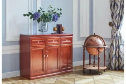 Armadietto 3 ante per ufficio o studio in stile classico PRESTIGE C735D