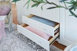 Armadio 4 ante bianco stile provenzale Princess 805
