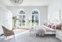Armadio 4 ante bianco stile provenzale Princess 805