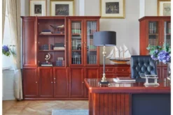 Armadio 3 ante per ufficio o studio in stile classico PRESTIGE C730B