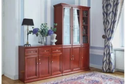 Armadio 3 ante per ufficio o studio in stile classico PRESTIGE C730C